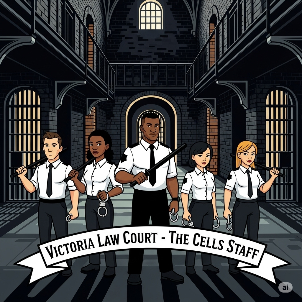 Security Guards Ceramic Mug – 11oz Glossy White with Color Accents